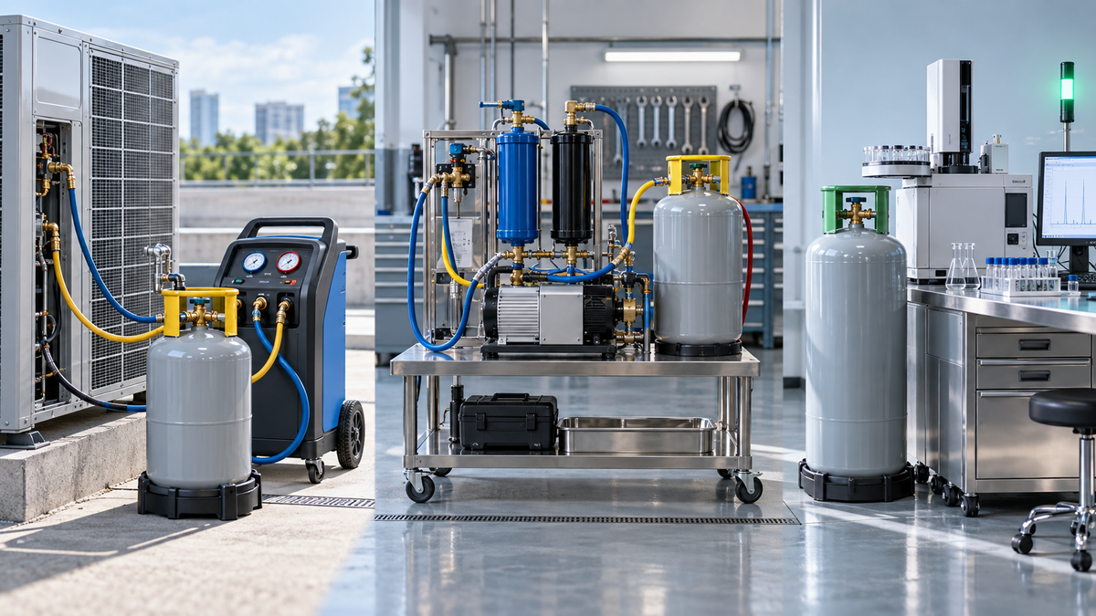 Refrigerant Recovery vs. Recycling vs. Reclamation: A Field Guide