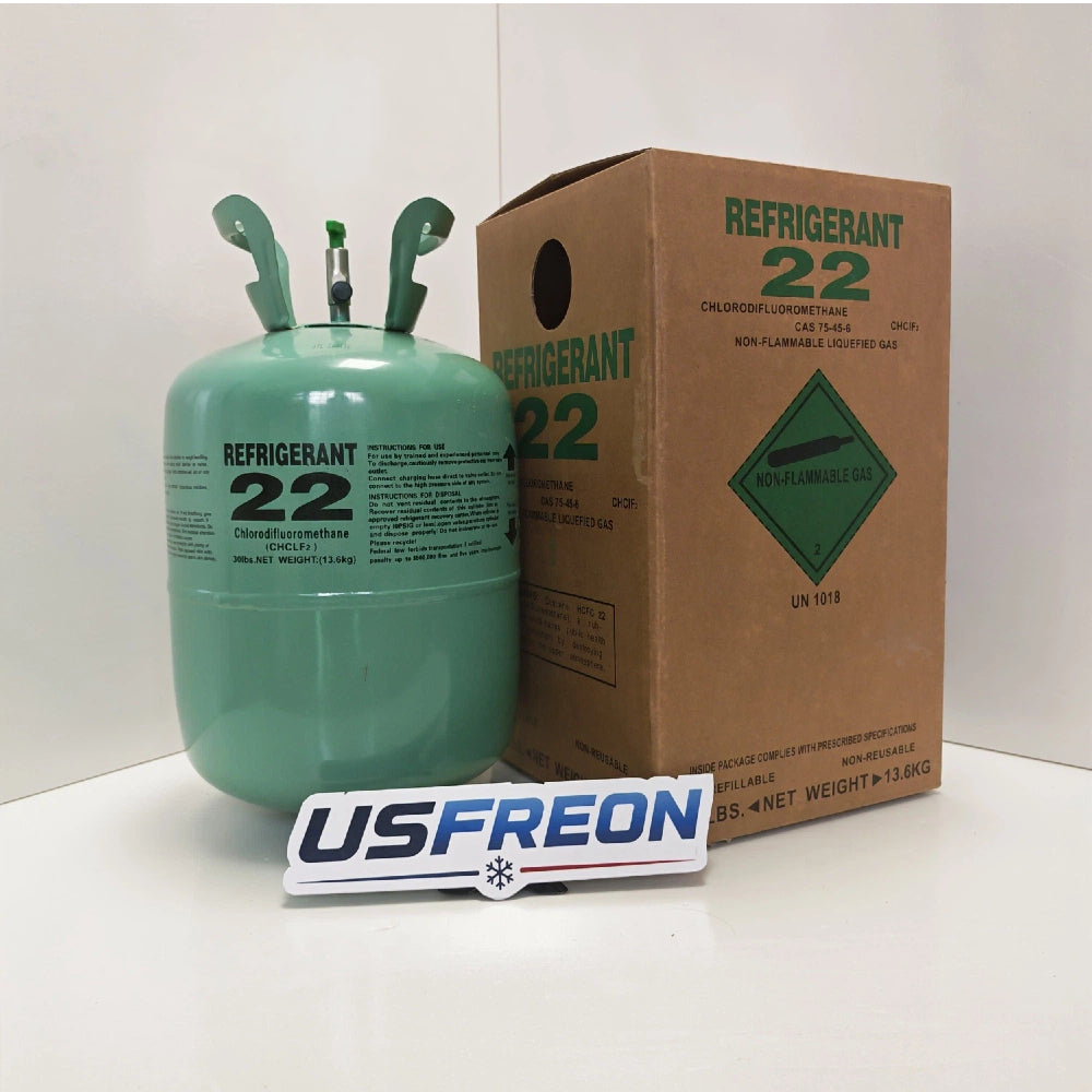 R22 Refrigerant – 30 lb Cylinder- EPA Certified – Fast Shipping