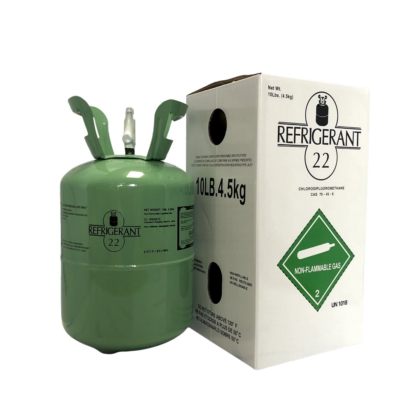 R22 Refrigerant – 10 lb Cylinder- EPA Certified – Fast Shipping