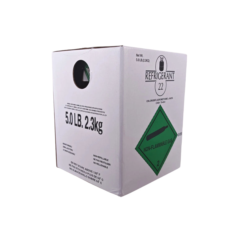 R22 Refrigerant – 5 lb Cylinder- EPA Certified – Fast Shipping