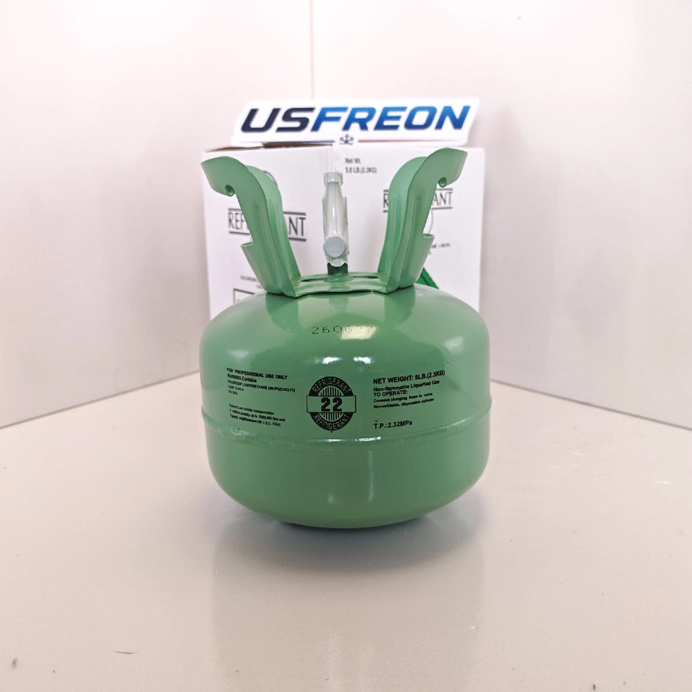 R22 Refrigerant – 5 lb Cylinder- EPA Certified – Fast Shipping