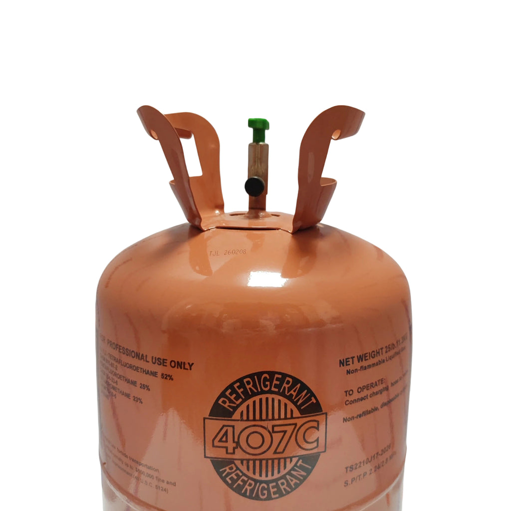 R407C Refrigerant – 25 lb Cylinder- EPA Certified – Fast Shipping